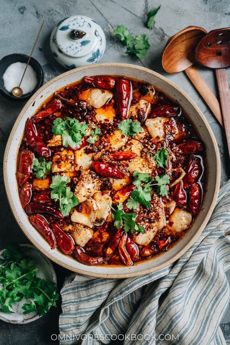 Bò/cá nhúng dầu ớt