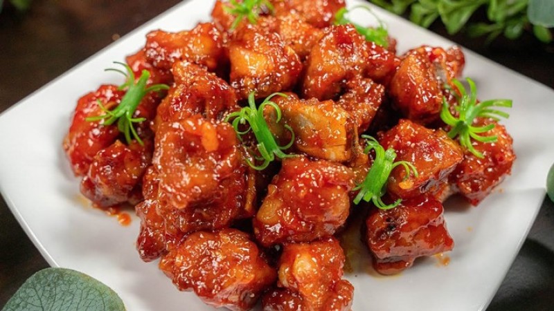 Sườn xào chua ngọt-ẩm thực trung quốc