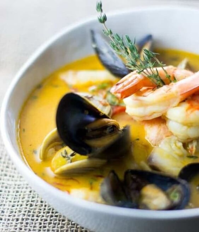 Soup Hải Sản Kiểu Pháp Bouillabaisse-ẩm thực pháp