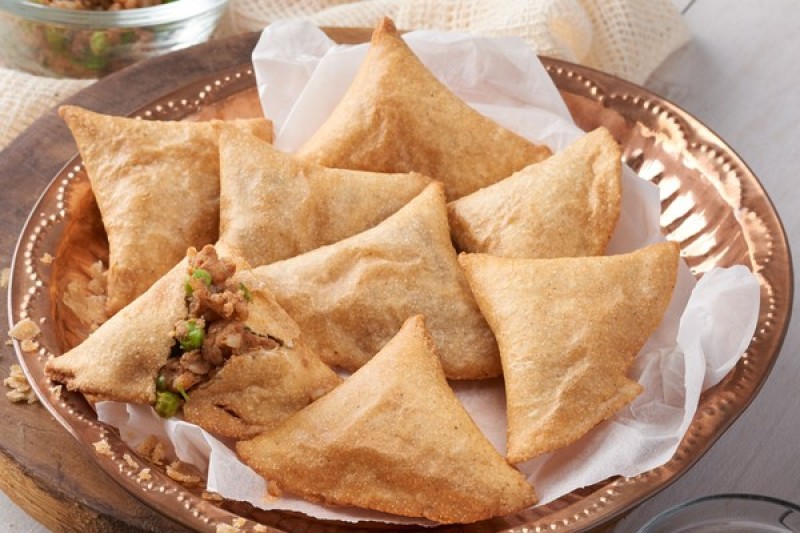 Samosa - món ăn vặt phổ biến của người Ấn
