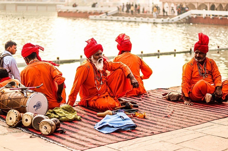 Chân dung một nhà tu khổ hạnh theo đạo Hindu ở Ấn Độ