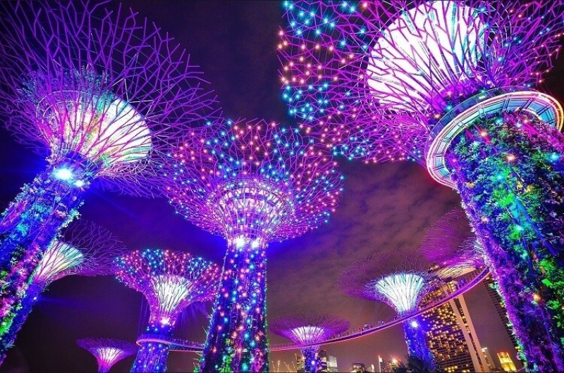 Sôi động về đêm- con người Singapore