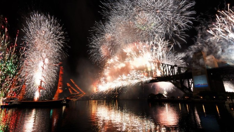 Sydney luôn là tâm điểm của ngày đầu năm mới với những màn pháo hoa rực rỡ.