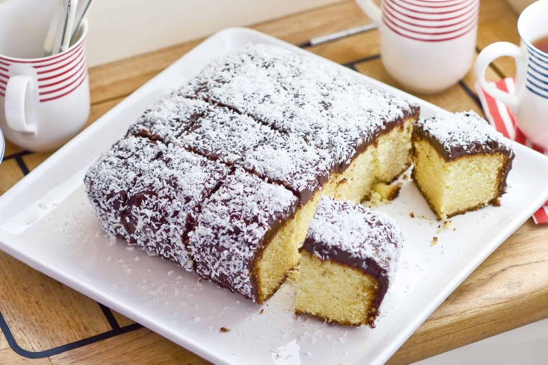 Bánh xốp Lamington thanh tao