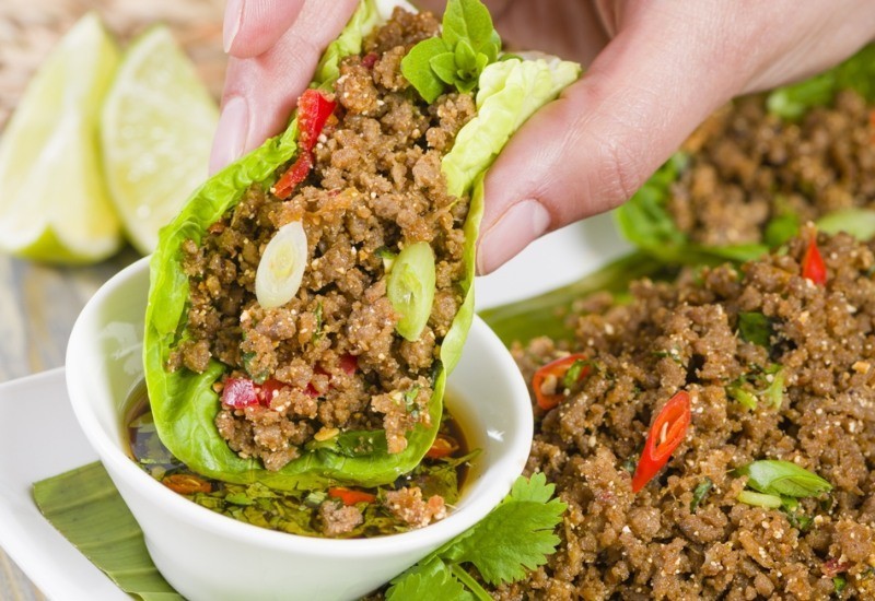  Sald Thịt Băm (Larb)