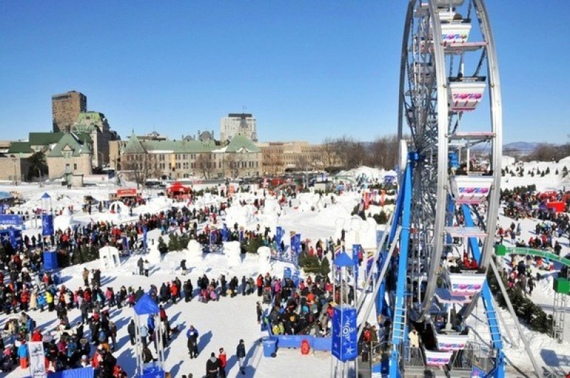 văn hóa lễ hội mùa đông Quebec canada