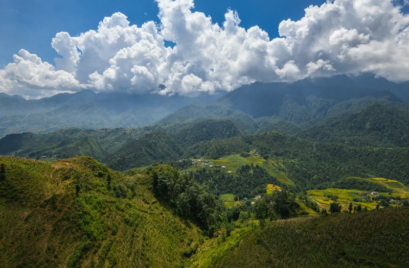 cảnh vật hùng vĩ tại sapa