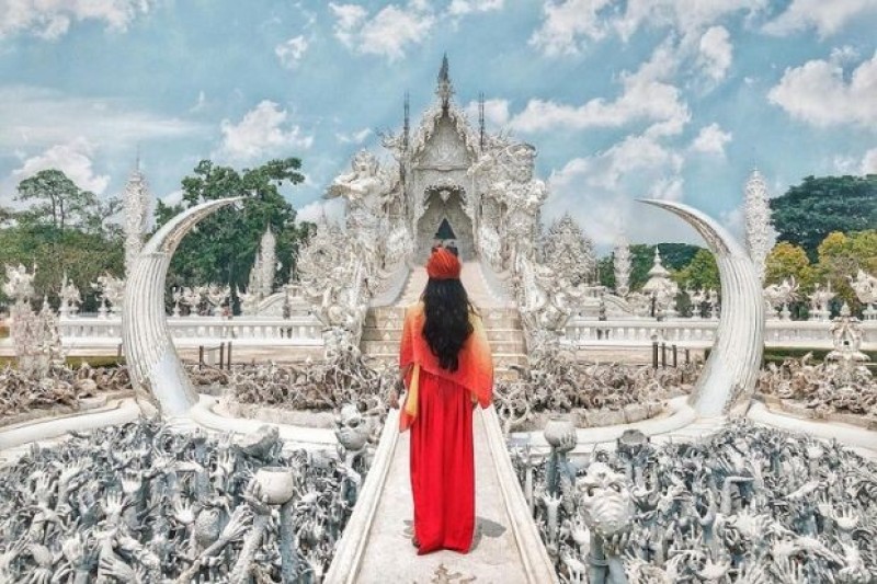 Các công trình tâm linh ở Thái Lan thường mang đậm vẻ độc đáo