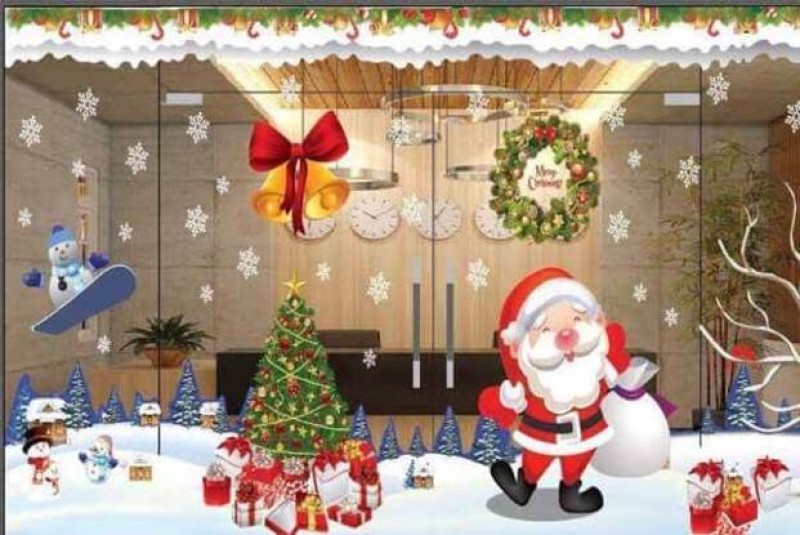 Trang trí Noel với decal cực sinh động 