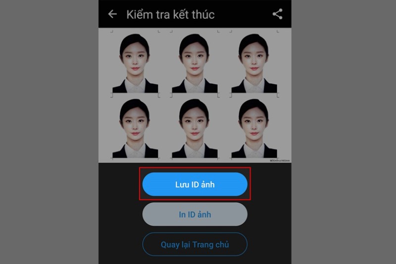 cách chụp ảnh thẻ bằng điện thoại