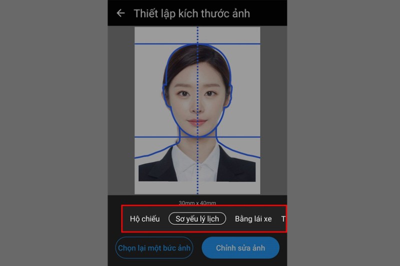 cách chụp ảnh thẻ bằng điện thoại