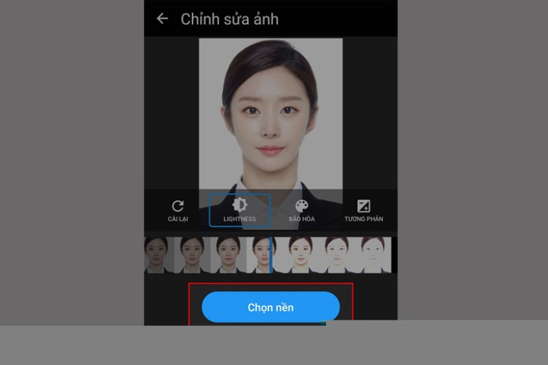 cách chụp ảnh thẻ bằng điện thoại