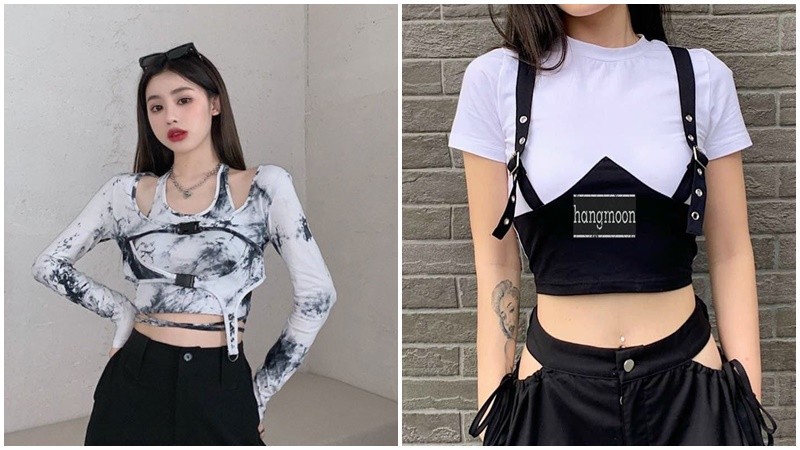 Áo croptop cá tính
