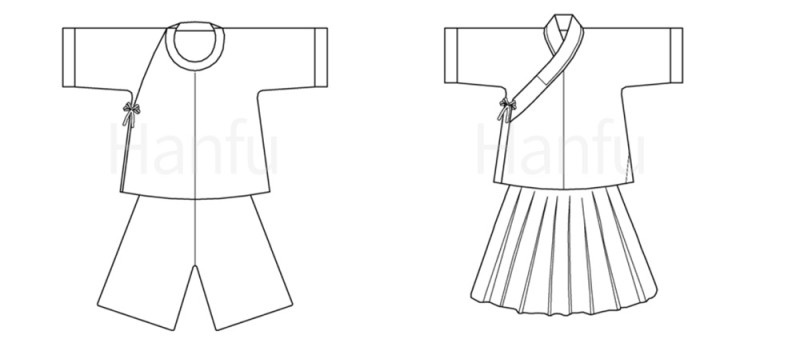 Hanfu Making (13) - Các mẫu cắt &amp; may Hanfu cải tiến