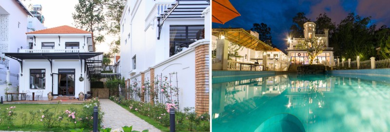 Cùng Savingbooking checkin 4 Resort Đà Lạt có hồ bơi view núi rừng thơ mộng
