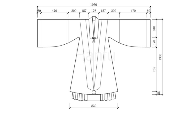 Hanfu Making (13) - Các mẫu cắt &amp; may Hanfu cải tiến