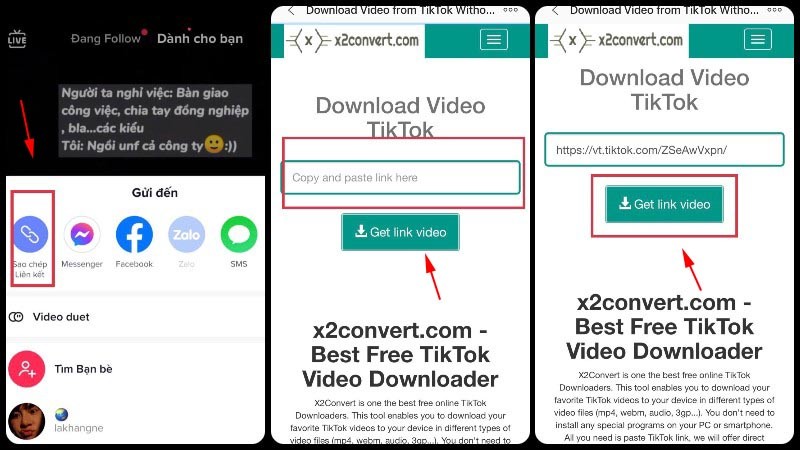 Sử dụng trang web X2C.O.N.V.E.R.T