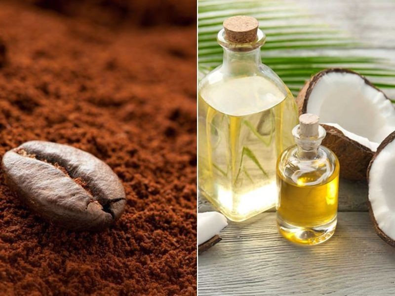 Kết hợp cà phê với dầu dừa tạo nên hỗn hợp tẩy da chết hiệu quả