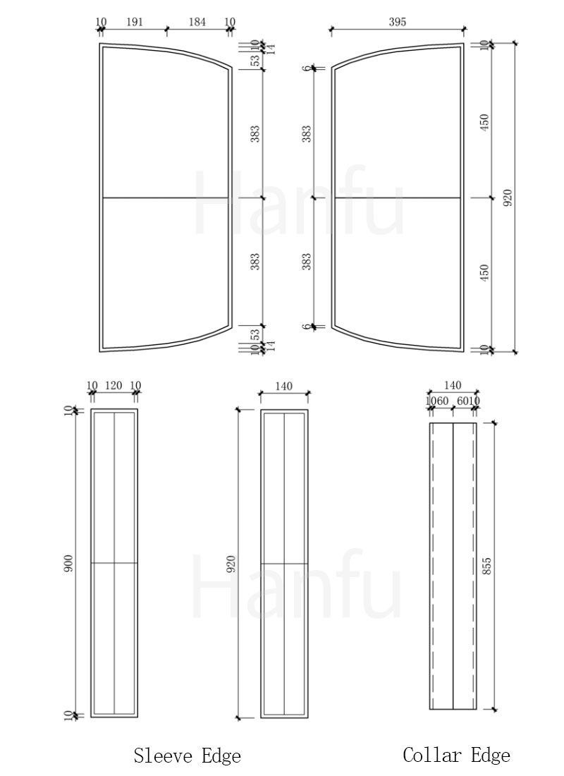 Hanfu Making (4) - Các mẫu cắt &amp; may Beizi
