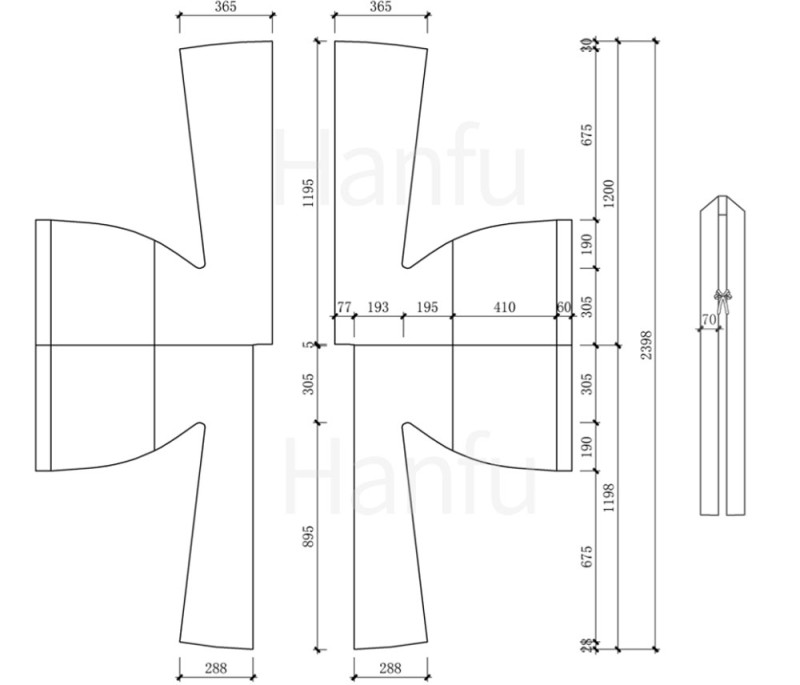 Hanfu Making (4) - Các mẫu cắt &amp; may Beizi