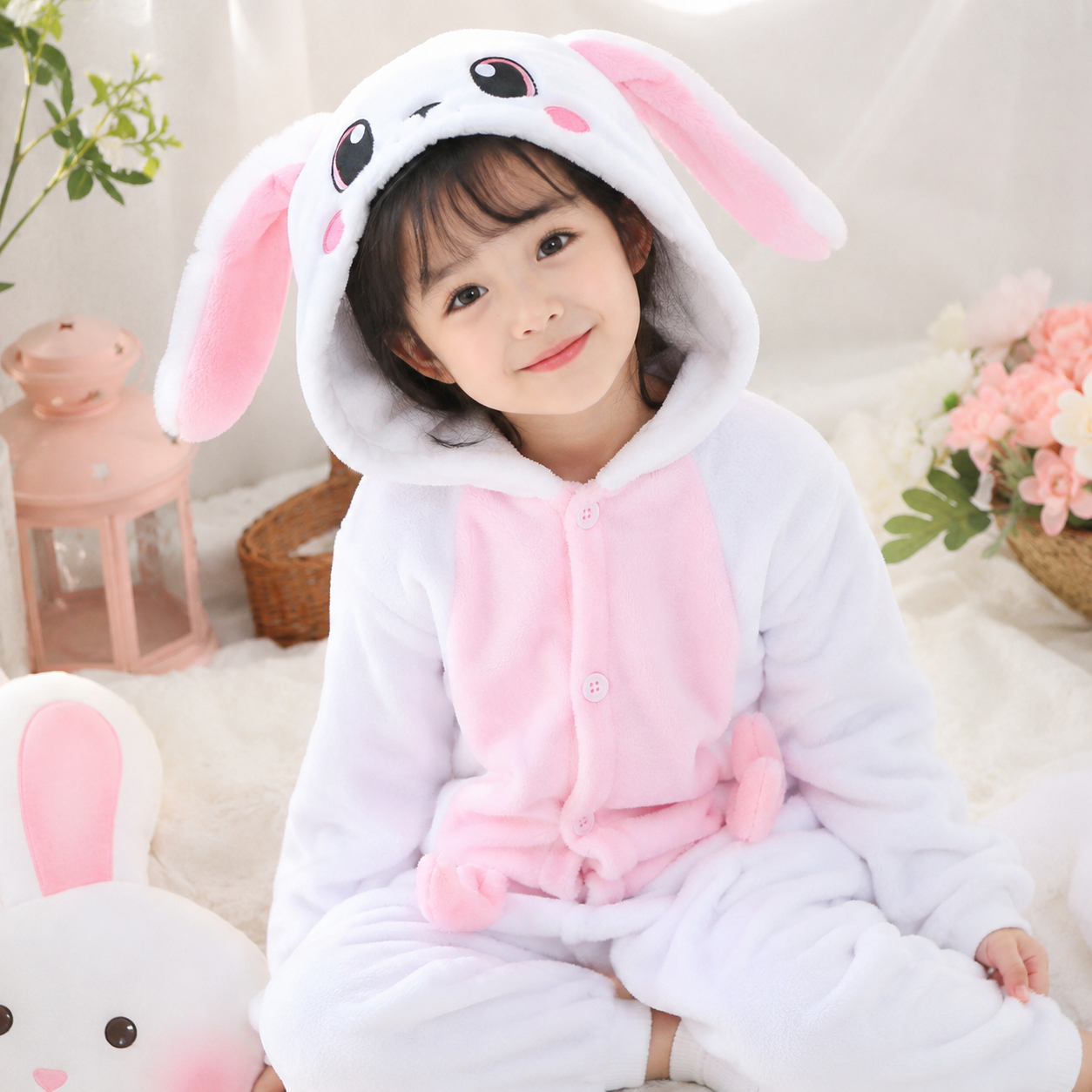 Trang phục thỏ ngọc đáng yêu để bé hoá thân