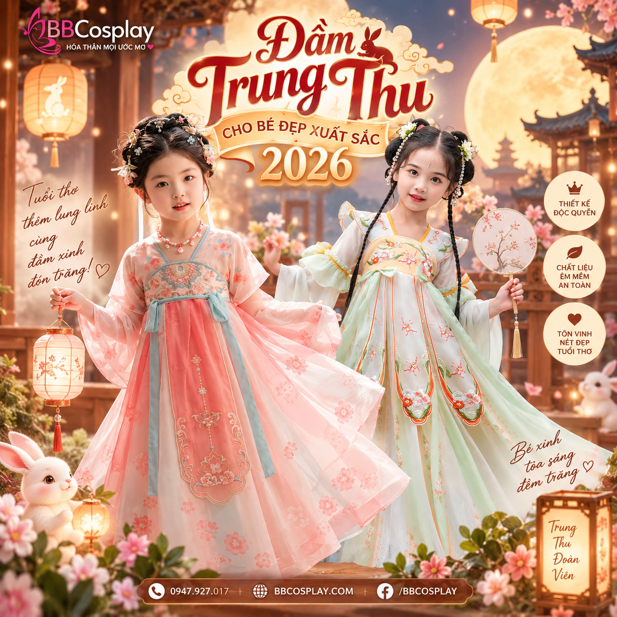Top 7+ Mẫu Đầm Cho Bé Đón Tết Trung Thu Đẹp Xuất Sắc 2026 Khiến Con Tỏa Sáng