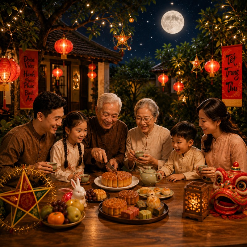 Ý nghĩa tết trung thu đoàn viên gia đình