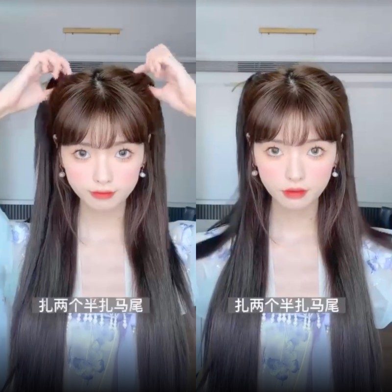 Hanfu Hair: Làm tóc cổ trang Hằng Nga