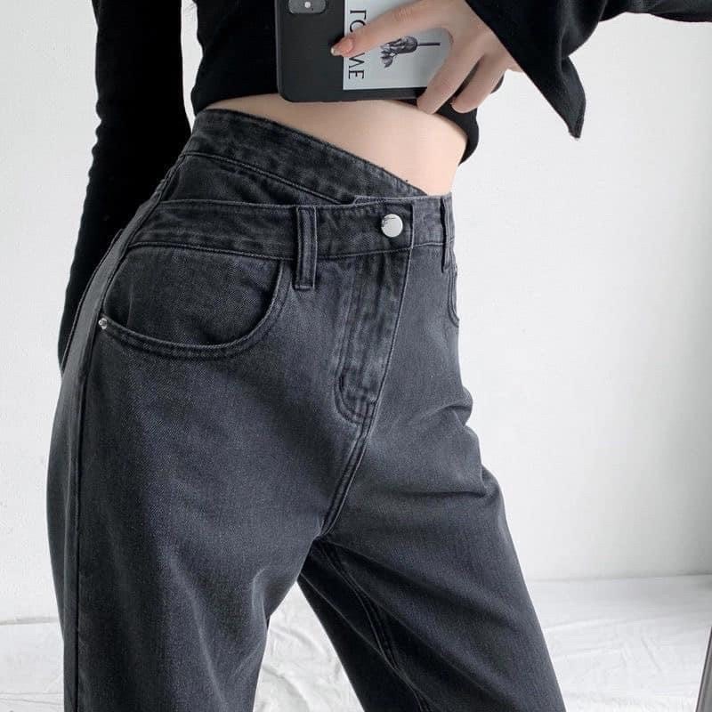 Quần jean nữ lưng thun size lớn
