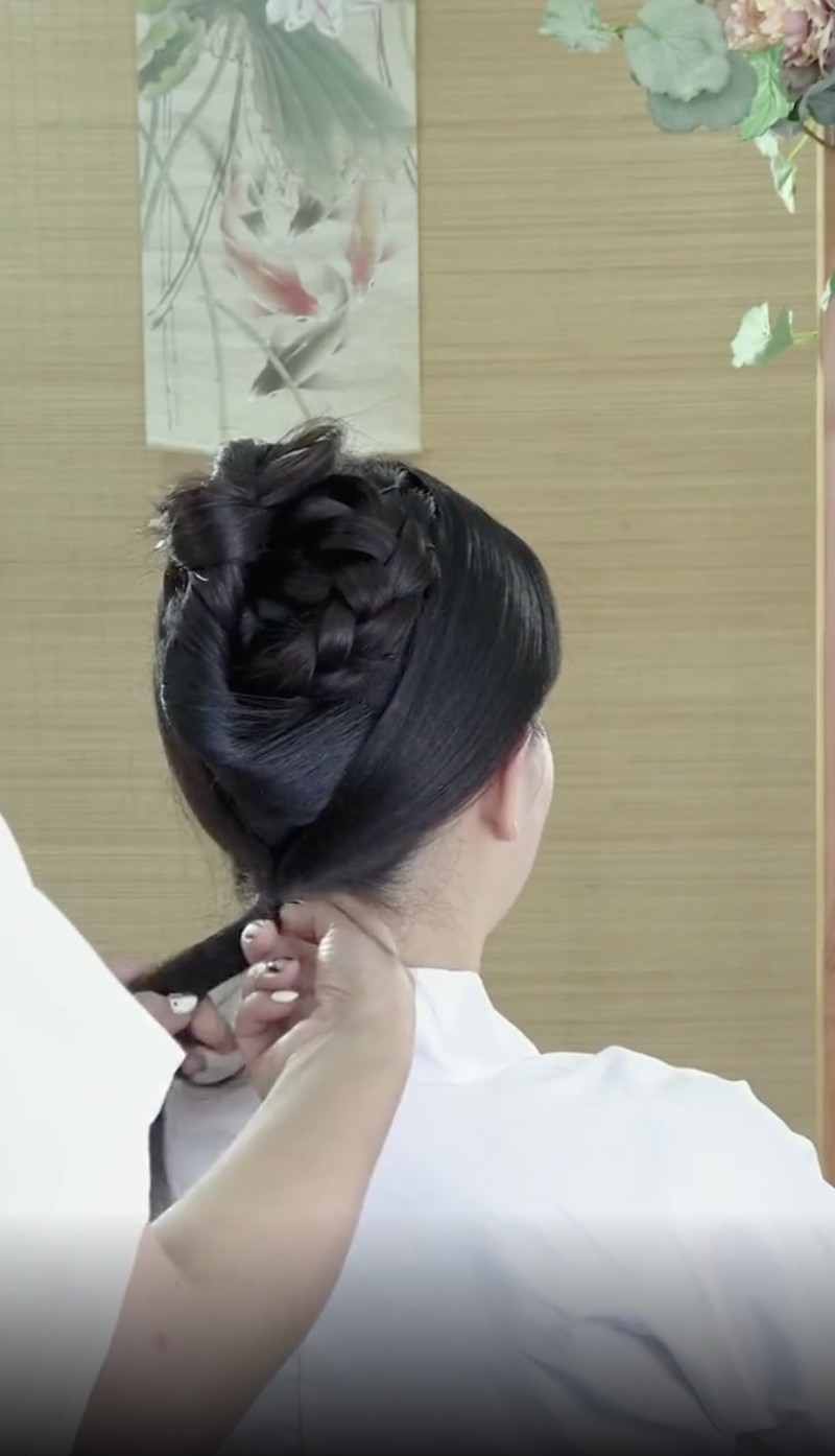 Hanfu Hair: Làm tóc cổ trang chị Hằng Cho dịp Trung Thu