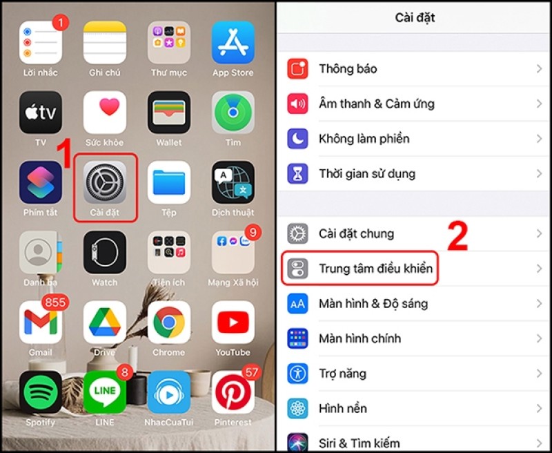 Cách ghi màn hình trên iPhone