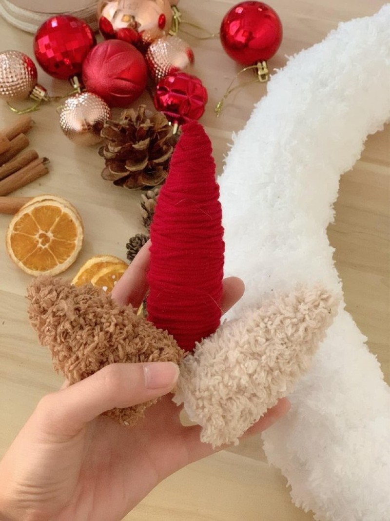 Cách làm vòng nguyệt quế Giáng sinh đơn giản, xinh xắn - Ảnh 11.