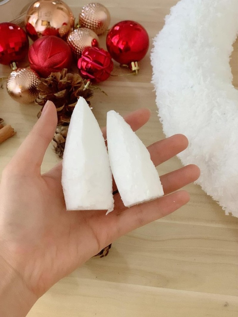 Cách làm vòng nguyệt quế Giáng sinh đơn giản, xinh xắn - Ảnh 10.