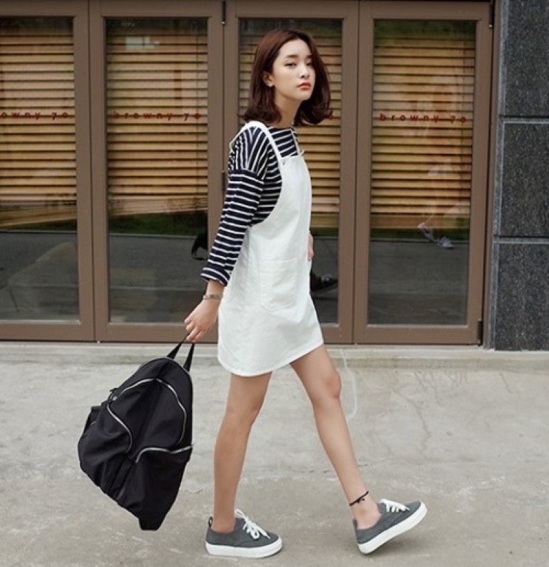 Mix váy yếm dùng khi đi Đà Lạt