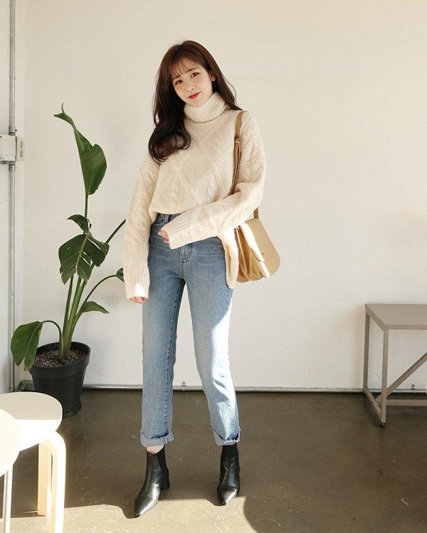 Cách Phối Đồ Với Áo Len Cho Nữ Dễ Thương Cho Noel Ấm Áp