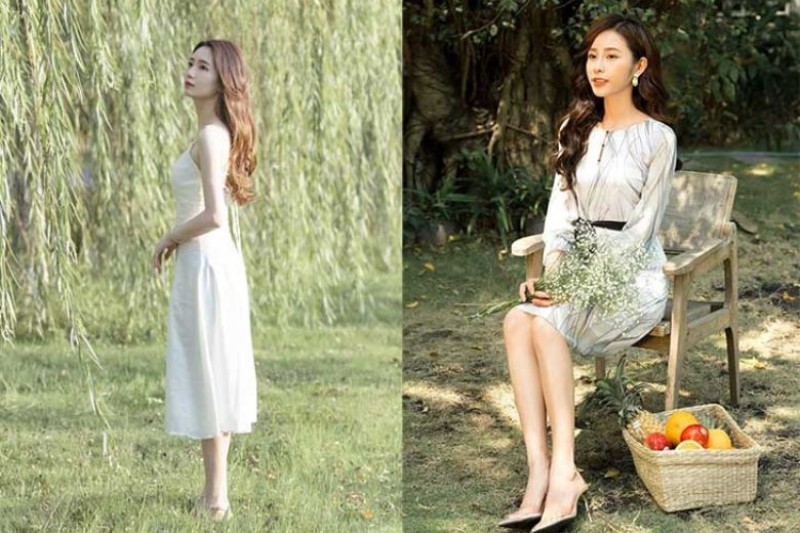 cách tạo dáng chụp ảnh đẹp khi mặc váy