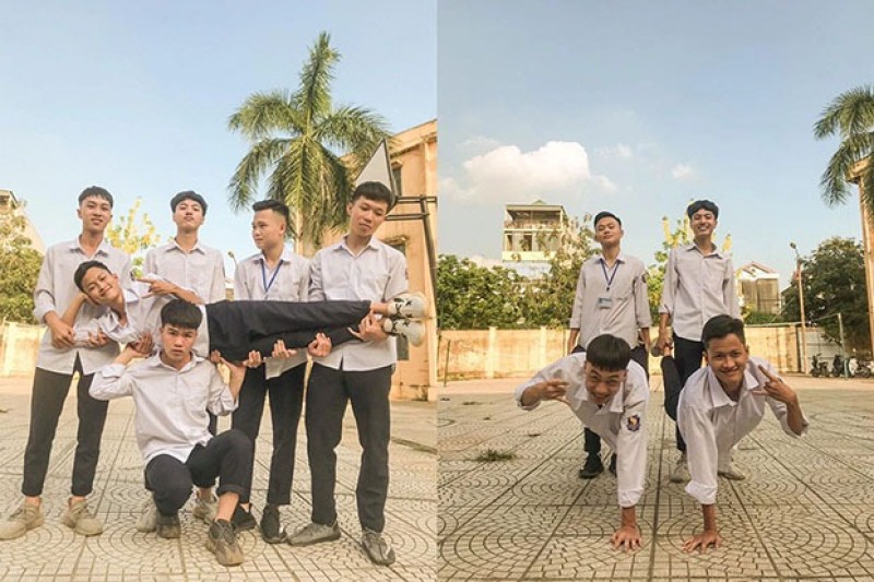 Vui chơi thoải mái có ngay bộ ảnh kỷ yếu siêu đáng yêu