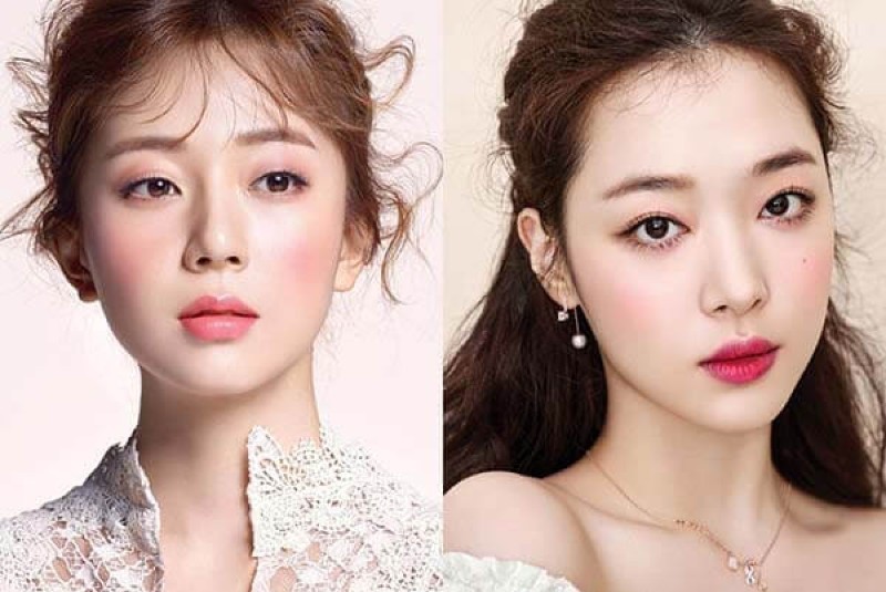 Bạn hãy trang điểm môi cho cô dâu như màu hồng đất, màu hồng đào