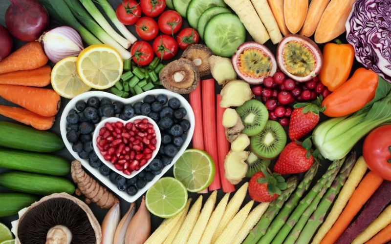 Lợi ích của chế độ ăn cầu vồng