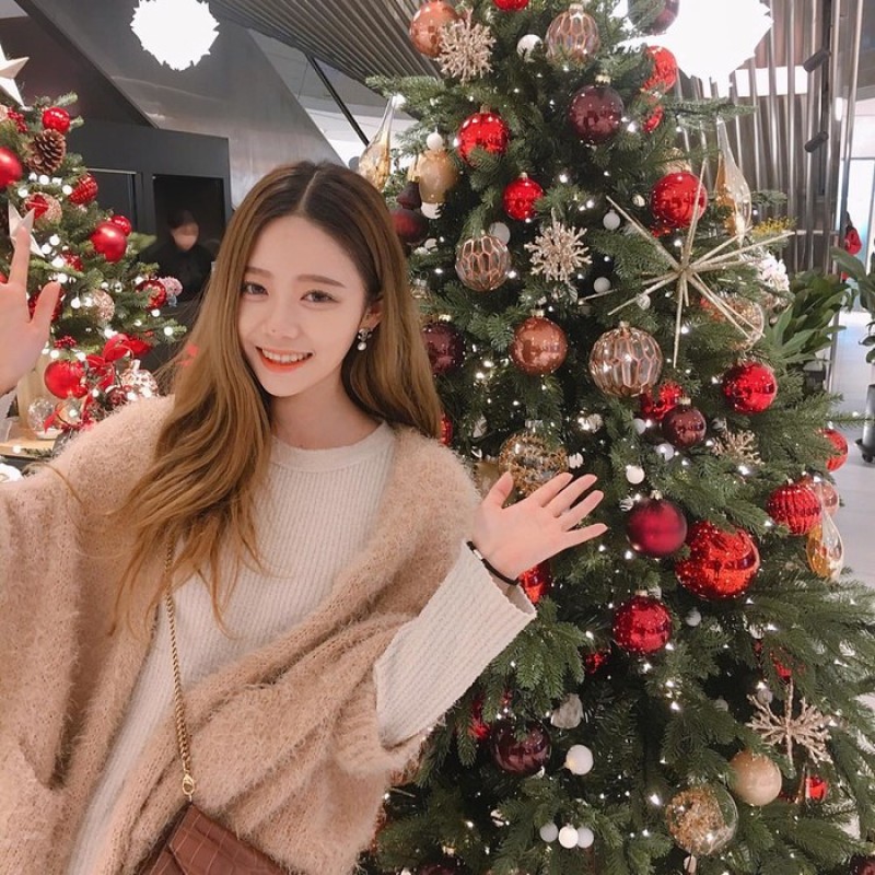 Cây Giáng sinh là thứ không thể thiếu nếu bạn muốn có một bức ảnh Noel thật 