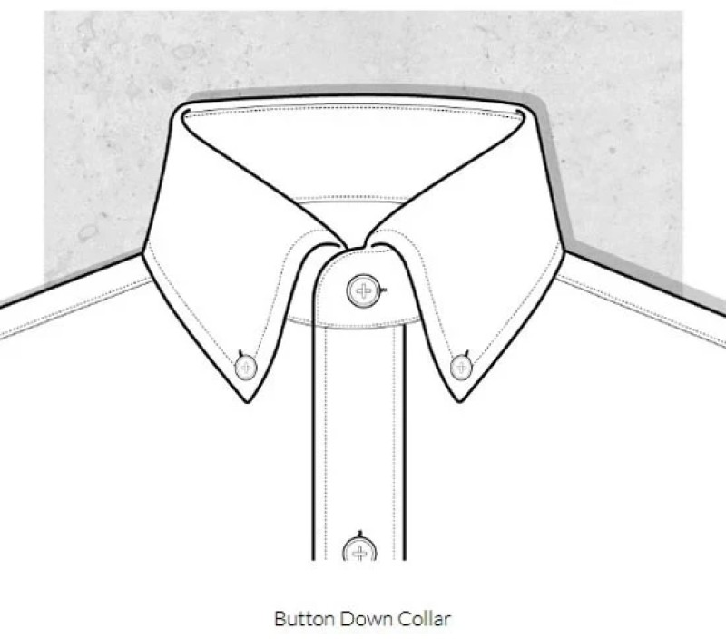 Cổ Gài Khuy (Button-Down / Col Polo). Ảnh: harold.vn