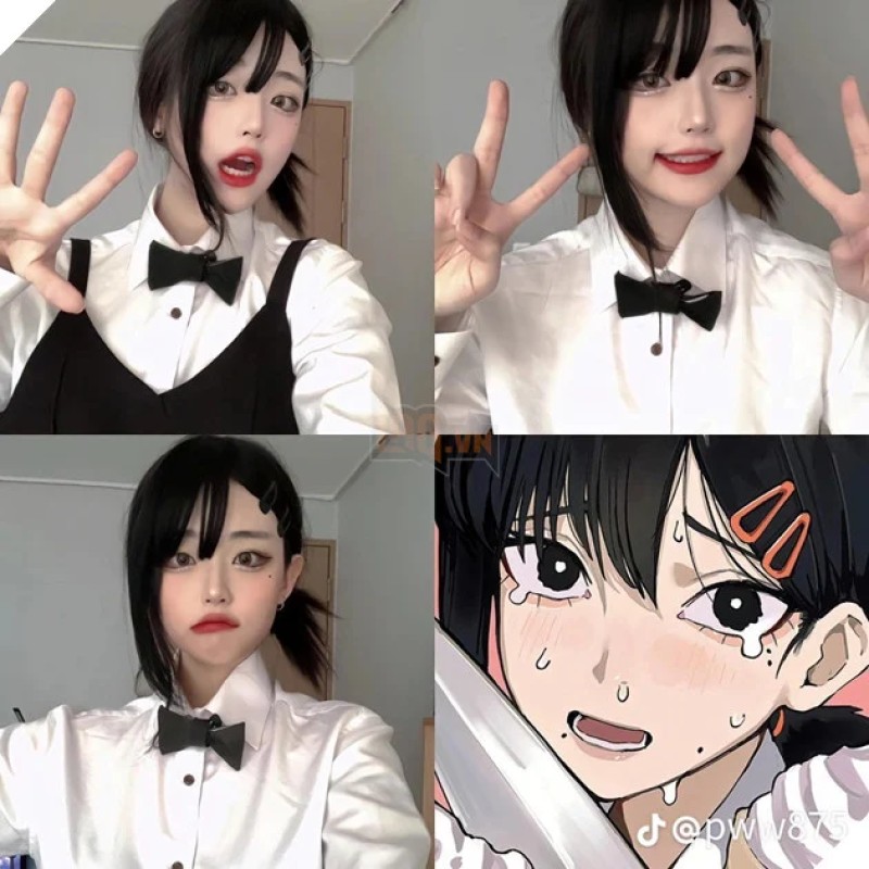 Nữ coser trổ tài cosplay loạt nhân vật nữ của manga, anime Chainsaw Man khiến CĐM bất ngờ!