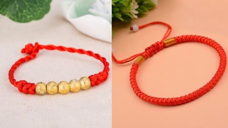 Vòng dây may mắn được nhiều người mua vào ngày Tết