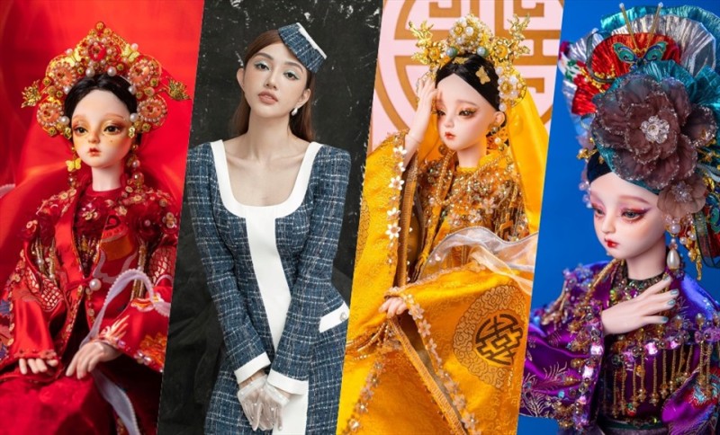 Sau khoảng thời gian gần 2 năm, NTK Vân Anh Scarlet đã tạo bên BST 16 giá trong tín ngưỡng thờ mẫu. Cô chia sẻ, phải có niềm đam mê thật lớn lao, sự kiên nhẫn, chịu khó và kiến thức học hỏi về văn hóa Việt Nam giúp Vân Anh thỏa sức với đam mê của mình.