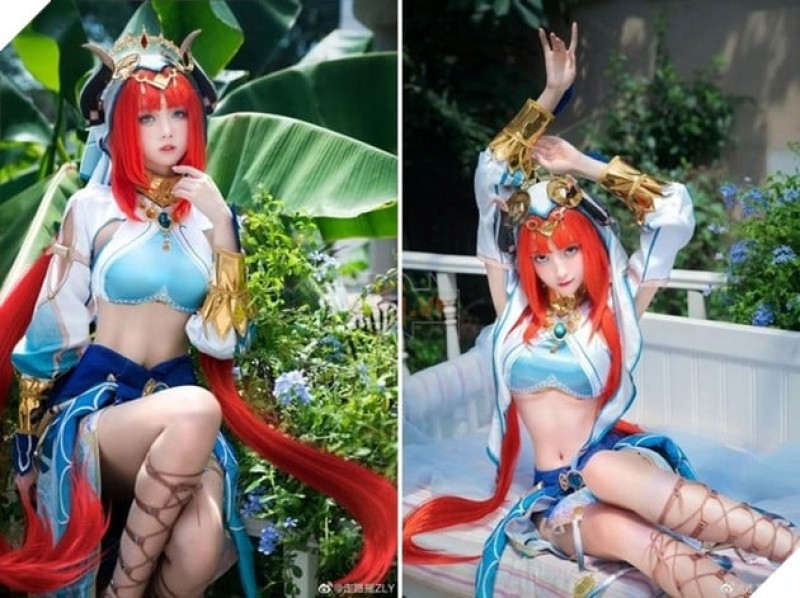 Genshin Impact: Ngẩn ngơ với bộ cosplay Nilou xinh đẹp tựa thiên thần