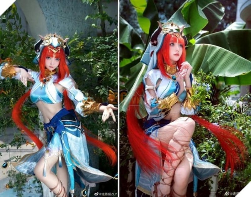 Genshin Impact: Ngẩn ngơ với bộ cosplay Nilou xinh đẹp tựa thiên thần