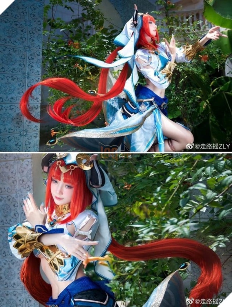 Genshin Impact: Ngẩn ngơ với bộ cosplay Nilou xinh đẹp tựa thiên thần