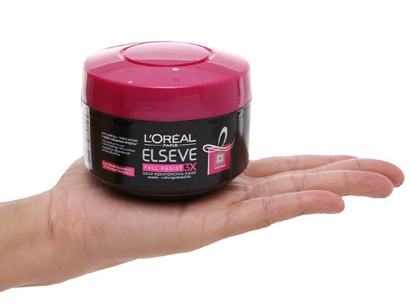 Ủ tóc bồng bềnh bằng L’Oreal Paris Elseve Fall Resist 3X