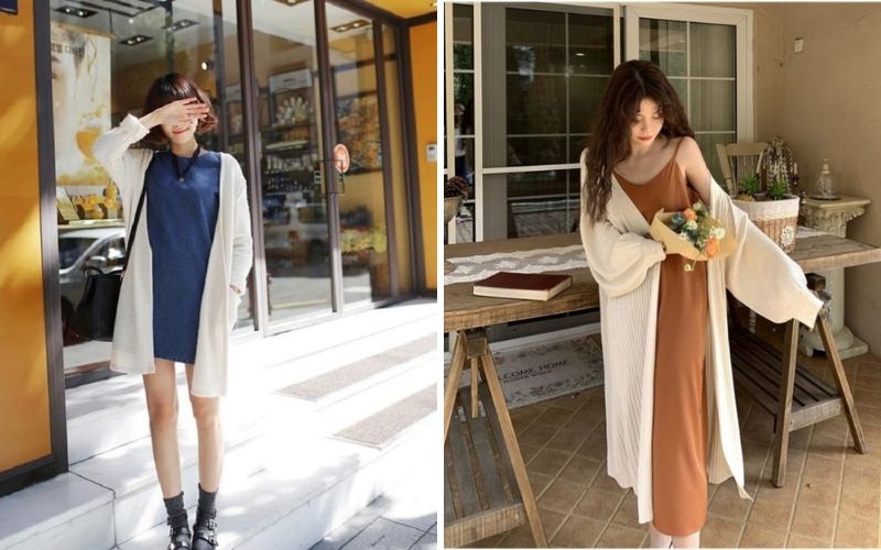 Hướng Dẫn Phối Đồ Với Áo Khoác Len Mỏng Khi Tiết Trời Se Lạnh
