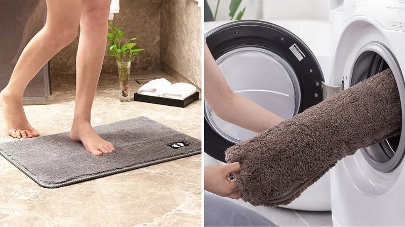Nên cân nhắc kích thước, khối lượng thảm khi giặt